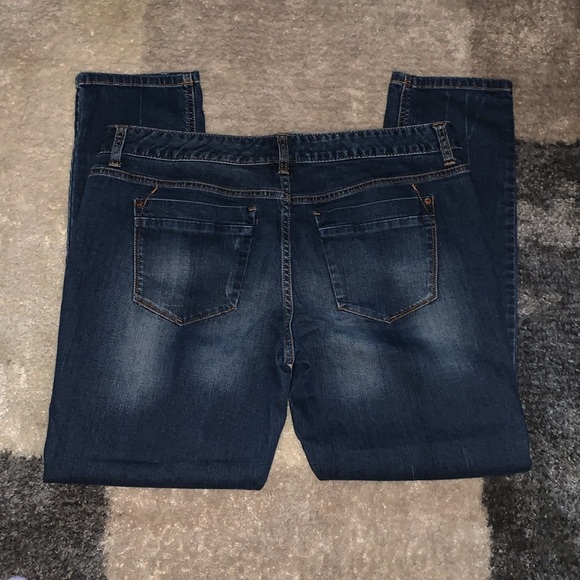 Ladies Mossimo skinny denim jeans.  14 S Fit 4 - Picture 4 of 7